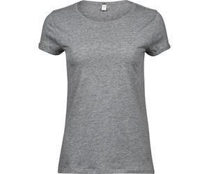 Tee Jays Camiseta con mangas enrolladas para mujer señora (PC3436)