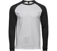 Tee Jays Camiseta de béisbol de manga larga para hombre caballero (PC3419)