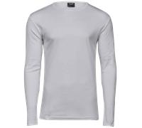 Tee-Jays Camiseta Manga Larga Punto Interlock de Algodón Cuello Redondo