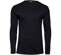 Tee-Jays Camiseta Manga Larga Punto Interlock de Algodón Cuello Redondo