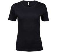 Tee-Jays Camiseta Mujer Cuello Redondo Manga Corta Jersey Interlock
