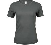 Tee-Jays Camiseta Mujer Cuello Redondo Manga Corta Jersey Interlock