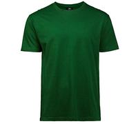 Tee Jays - Camiseta Sof para Hombre (M) (Verde Bosque)