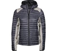Tee Jays Chaqueta acolchada / Parka Crossover con capucha para chica (PC3417)