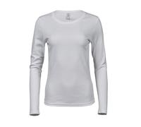 Tee Jays Damas Calidad Superior Camiseta De Manga Larga De Algodón