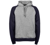 Tee Jays Dos Tonos Contraste Sudadera con Capucha Béisbol