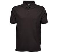 Tee Jays Mens Heavy Polo - Black - M