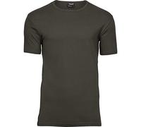 Tee Jays Mens Interlock Tee - Dark Olive - S