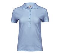 Tee Jays Polo de manga corta Luxury elástico para mujer (BC3307)