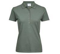 Tee Jays Polo de manga corta Luxury elástico para mujer (BC3307) UTBC3307_186