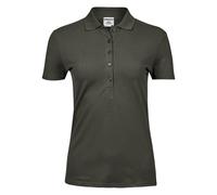 Tee Jays Polo de manga corta Luxury elástico para mujer (BC3307) UTBC3307_195
