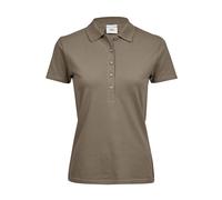 Tee Jays Polo de manga corta Luxury elástico para mujer (BC3307) UTBC3307_213