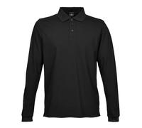Tee Jays - Polo elastico de manga larga para hombre Modelo Luxury Stretch