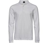 Tee Jays Polo Luxury de Elástico de Manga Larga para Hombre (PC5690)