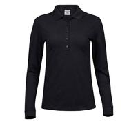 Tee Jays - Polo Luxury de Elástico de Manga Larga para Mujer