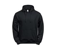 tee Jays - Sudadera Power para Hombre (XL) (Negro)