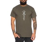 Tee Kiki 3D2Y - Camiseta para Hombre Sombrero de Paja Luffy Zoro One Monkey D. Pirate Ace Piece Goku Anime Ruffy, Talla:L, Color:Caqui