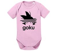 Tee Kiki Adi Goku Body Dragon de algodón orgánico Ball Son Proverbs Baby Romper para niños y niñas de 0 a 12, Größe2:62/2-3 Meses, Baby:Rosa