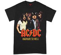 Tee Shack ACDC Highway To Hell Group Oficial Camiseta para Hombre (Small)