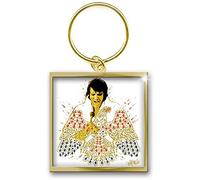 Tee Shack Elvis Presley King of Rock n Roll llavero con licencia