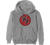 Tee Shack Foo Fighters FF Logo Oficial Sudaderas Capucha Hombre (Large)