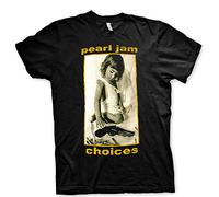 Tee Shack Pearl Jam Crayons Eddie Vedder Ten Vs Vitalogy Oficial Camiseta para Hombre (Medium)