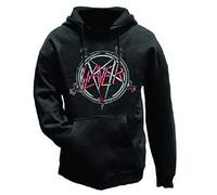 Tee Shack Slayer Pentagram Oficial Sudaderas Capucha Hombre (Medium)