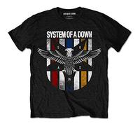 Tee Shack System of a Down Serj Tankian Daron Malakian Oficial Camiseta para Hombre