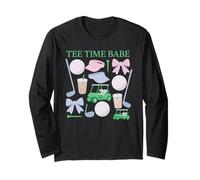 tee Time Babe Coquette - Carrito de Golf y Lazos Manga Larga