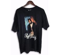 tee VTG 90s Puff Daddy P Diddy Black Tour T-Shirt T-Shirt Black L