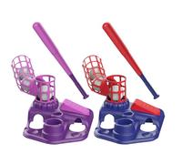 Teeball-Set para Pequeños - Juegos de Béisbol para, Juegos de Deportes interactivos, Juegos de tiro | -Set para 3 a 8 con y una pelota, Béisbol para facilitar el entrenamiento