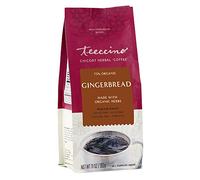 Teeccino Alternativa al café de achicoria de pan de jengibre, bebida prebiótica, sin cafeína y sin ácidos, tostado medio, 11 onzas