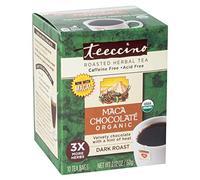 Teeccino Chocolate Organic Chicory Herbal Tea Bags, Caffeine Free, Acid Free 10 count (Pack of 6)