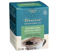Teeccino - Roasted Herbal Tea Caffeine Free Dandelion Mocha Mint - 10 Bolsitas de té