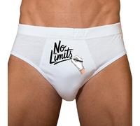 TeeDesign Calzoncillos regalo para hombre, amigo, marido y novio. Perfecto para cumpleaños, Navidad y para aquellos que aman la ironía., Color blanco., M