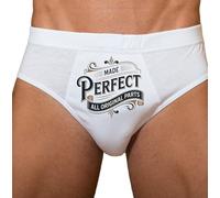 TeeDesign Divertida idea de regalo para hombre, novio, marido, amigo y hermano. Perfecto para cumpleaños, Navidad y despedida de soltero., Color blanco., L