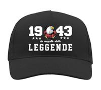 TeeDesign Gorra 81 años regalo cumpleaños: nacimiento de las leyendas Gadgets - 81 años - 1943