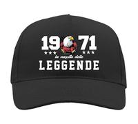 TeeDesign Gorra años regalo cumpleaños nacimiento de las leyendas gadget año simpática idea regalo cumpleaños para él o para ella, 55 años, Talla única