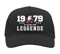 TeeDesign Gorra años regalo cumpleaños nacimiento de las leyendas gadget año simpática idea regalo cumpleaños para él o para ella, 45 años, Talla única