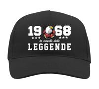 TeeDesign Gorra años regalo cumpleaños nacimiento de las leyendas gadget año simpática idea regalo cumpleaños para él o para ella, 57 años, Talla única