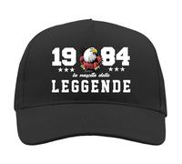 TeeDesign Gorra años regalo cumpleaños nacimiento de las leyendas gadget año simpática idea regalo cumpleaños para él o para ella, 40 años, Talla única