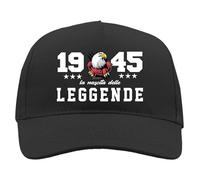 TeeDesign Gorra años regalo cumpleaños nacimiento de las leyendas gadget año simpática idea regalo cumpleaños para él o para ella, 80 años, Talla única