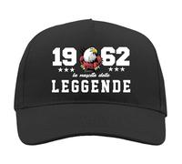 TeeDesign Gorra años regalo cumpleaños nacimiento de las leyendas gadget año simpática idea regalo cumpleaños para él o para ella, 63 años, Talla única