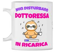 TeeDesign Taza Doctoressa, idea regalo de cumpleaños o Navidad para ella, taza para regalos divertidos, Gadget, tazas con manualidades para regalar