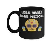 Teegarb Letter Blanket Taza de café divertida menos pared más mezcal tequila Cinco de Mayo