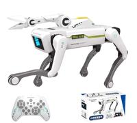 Teeggi 8008 Robot Perro Teledirigido Juguetes para Niños de 3 a 12 Años, Puede Programar, Bailar, Música e Interactuar, Juguetes de Robot Programables