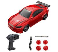 Teeggi Desktop RC Drift Car, 1:64 Mini Coche teledirigido para niños y niños, 2,4 GHz, 4 WD Racing Cars con luces LED, coche de carreras teledirigido, regalo