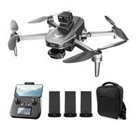 Teeggi SG109 MAX2 Drone con cámara 4K para adultos principiantes, principiantes, evita obstáculos 360°, 2 ejes cardán, GPS retorno inteligente, cuadricóptero profesional, 3 baterías