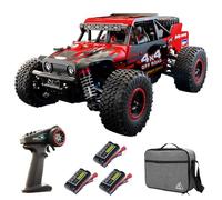 Teeggi SG202 MAX Coche teledirigido para adultos 60 km/h, con bolsa de transporte, 1/20 4WD Off Road Race Buggy, motor sin escobillas RC de alta velocidad Offroad Drift Carreras, 3 baterías, rojo