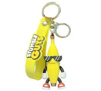 Teegxddy 1 Pieza Llavero StumbleGuys, Banana Man, Idea de Regalo Peluche para Niños, Adolescentes o Adultos, Juguete para Niños